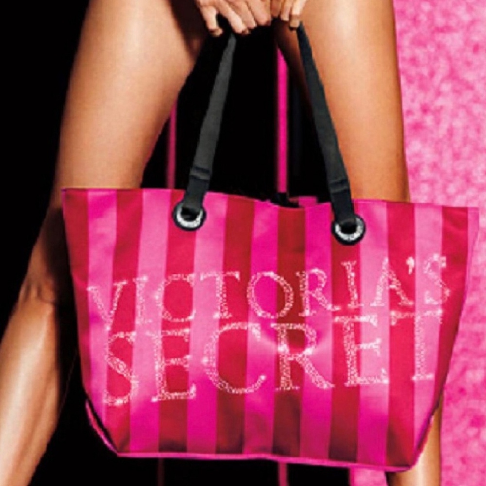 Victoria's Secret satin tote  bag.